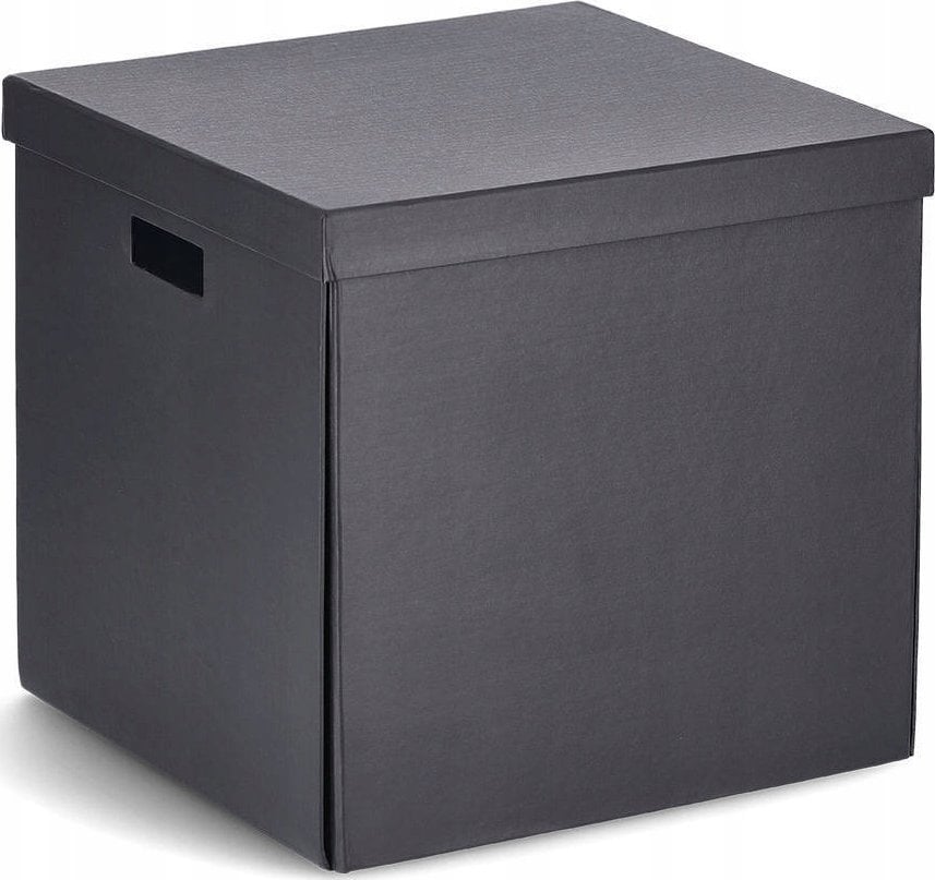 Zeller Pojemnik do przechowywania z pokrywką, karton z recyklingu, 33,5 x 33 x 32 cm