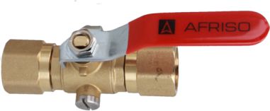 Afriso Kurek manometryczny AMC 2-drogowy, nakrętka G1/2'' x nakrętka G1/2'' (6323300)