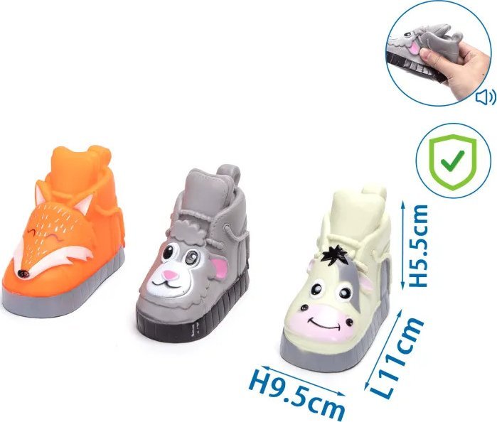 Nobleza Piszcząca zabawka w kształcie buta dla zwierząt Piszcząca zabawka w kształcie buta dla zwierząt