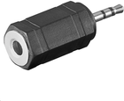 Adapter AV MicroConnect Jack 2.5mm - Jack 3.5mm czarny (AUDASM)
