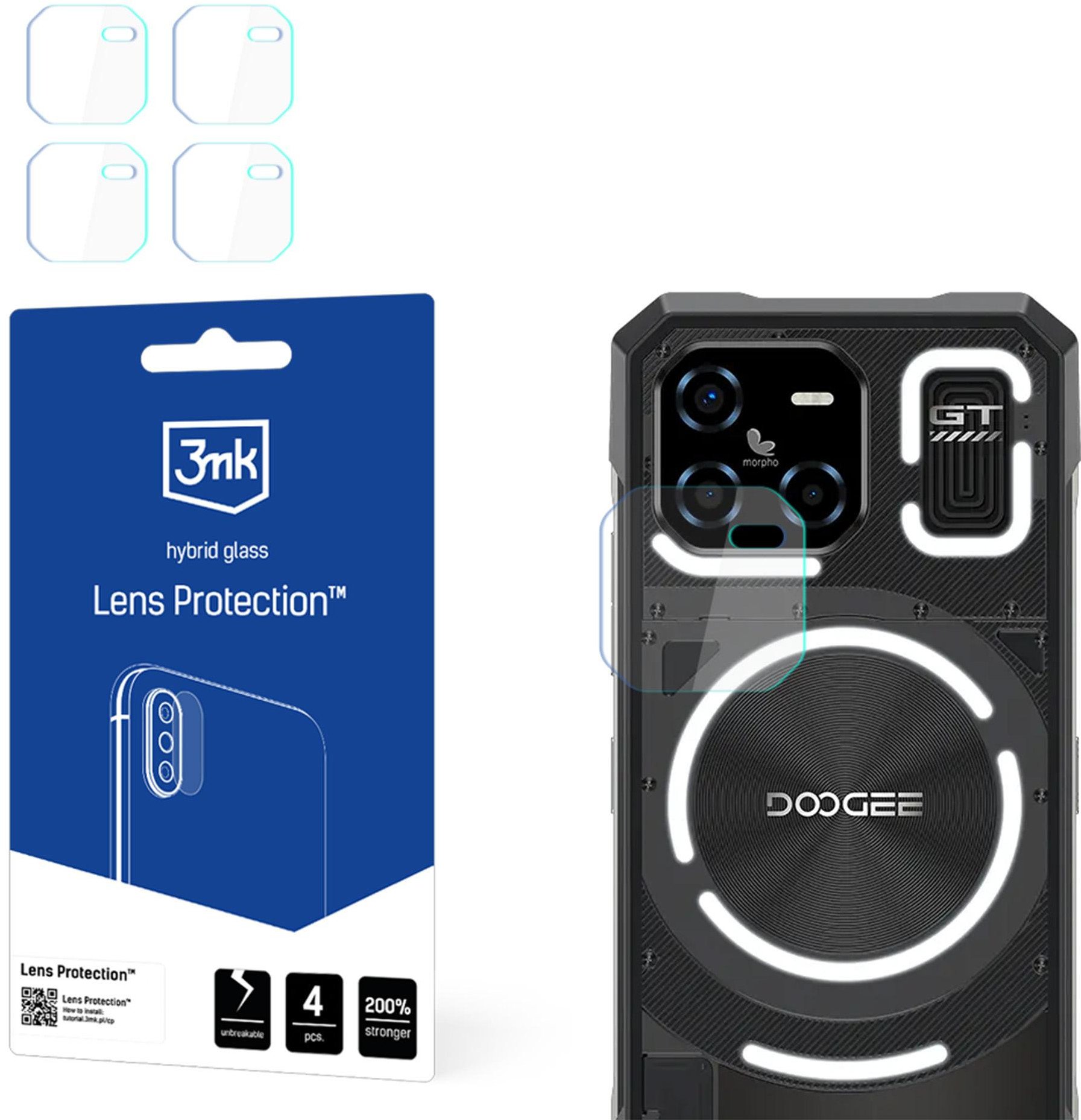 DOOGEE BLADE GT ULTRA - 3MK LENS PROTECTION