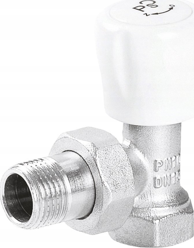 Perfexim Zawór grzejnikowy zasilajšcy kštowy 1/2" PHA-032 G1/2 WZ PN10 DN15 [10/100] - 20-032-0100-000