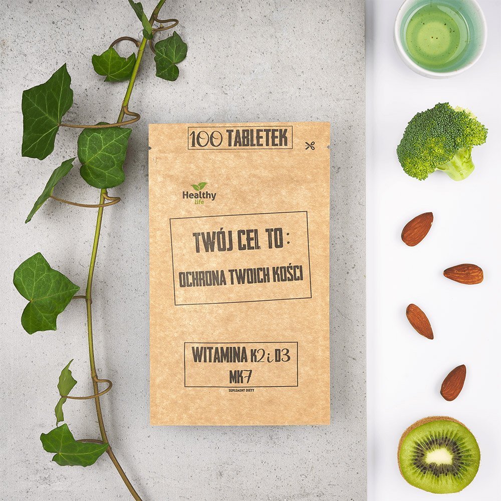 Twój Cel To WITAMINA D3 K2 MK7 Ochrona Kości 100 Tabletek