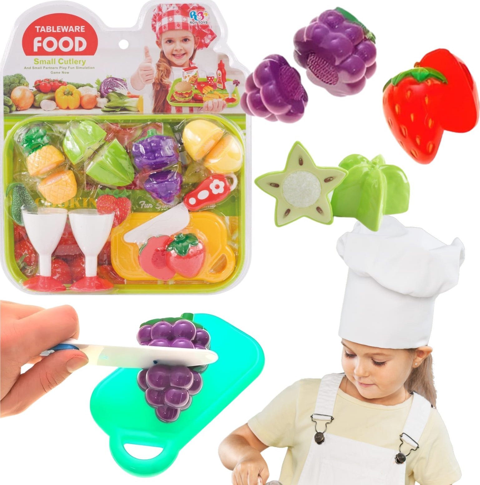 Zestaw Kuchenny Krojenie Warzyw/Owoców Na Rzepy Warzywa Deska Nóż Taca