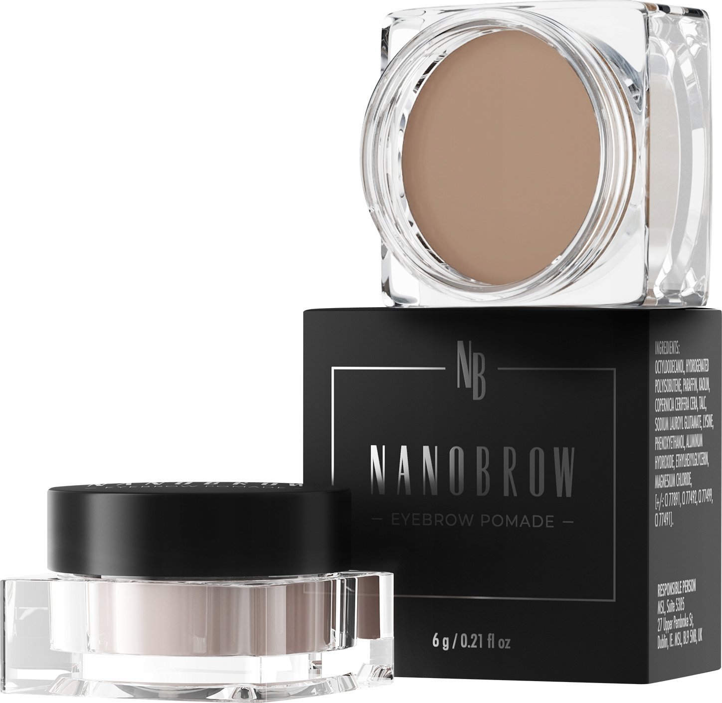 NANOBROW_Eyebrow Pomade pomada do brwi Jasny Brąz 6g