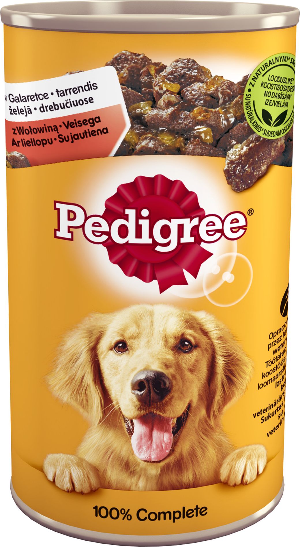 Pedigree PEDIGREE Adult puszka 12x1,2kg - mokra karma dla psów z wołowiną w galaretce