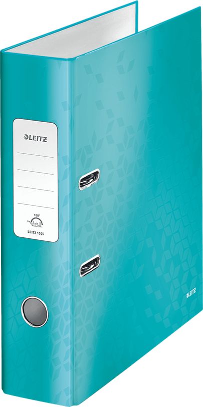 Segregator Leitz 180° Wow dźwigniowy A4 80mm turkusowy (10K302N)