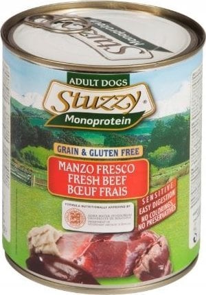 Agras Pet Foods STUZZY Monoprotein FRESH wołowiną 800g