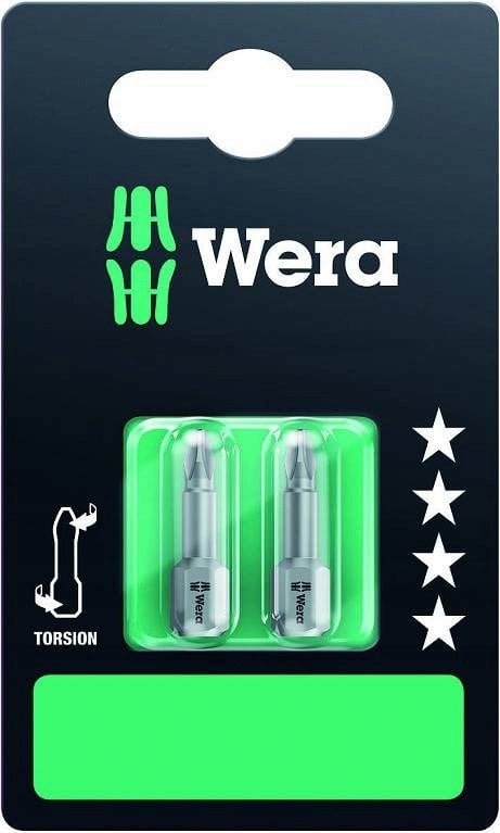 SCREWDRIVER BIT WERA TORSION 2PCS PH2X25