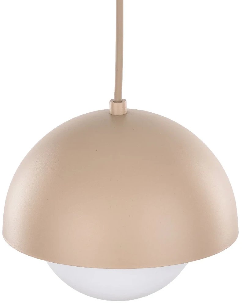 Kulista lampa wisząca Bono Sabia 10644 mleczna kula beżowy