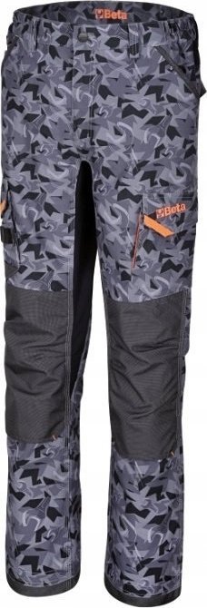 Spodnie robocze 7818CM kamuflaż wzmocnienia elastyczne roz. L Beta