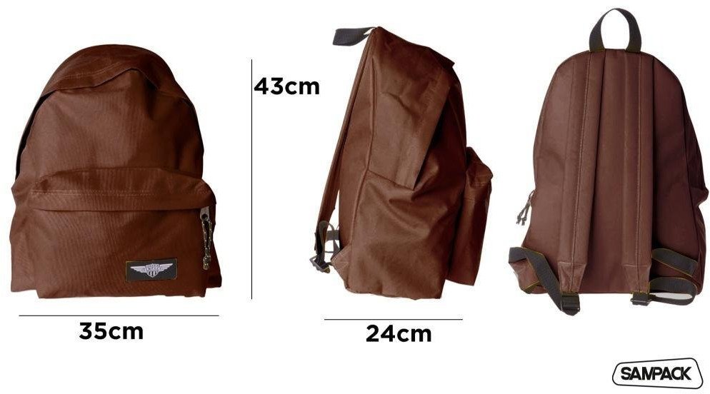 Plecak Sampack brązowy