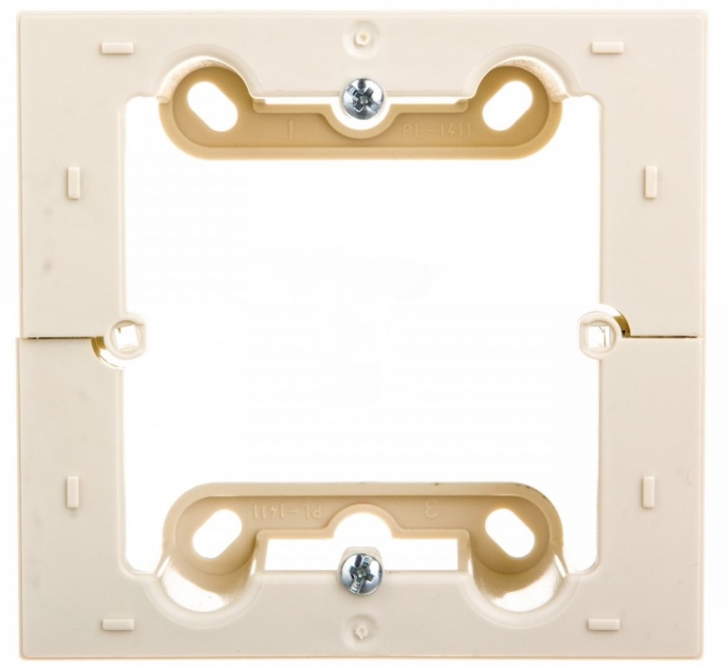 Kontakt-Simon Puszka natynkowa pojedyńcza głęboka kremowa - DSC/41