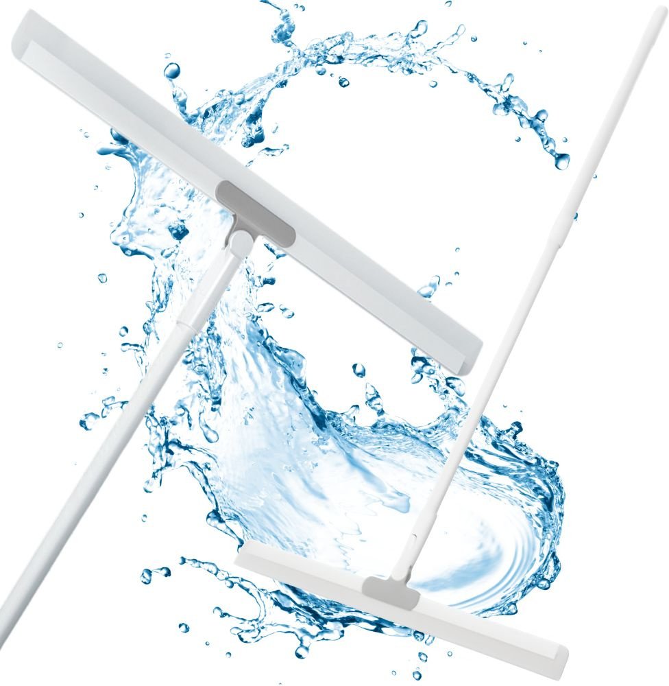 Ściągaczka do wody podłóg okien szyb luster z długim kijem teleskopowym