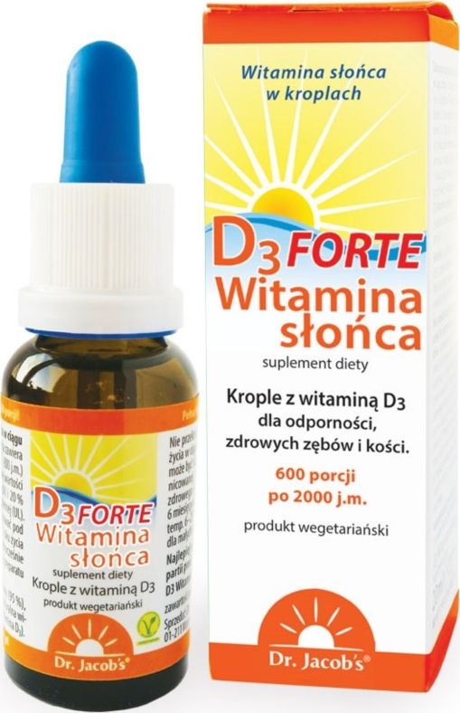 Dr.Jacob`s DR.JACOB'S_D3 Forte Witamina Słońca suplement diety w kroplach 20ml