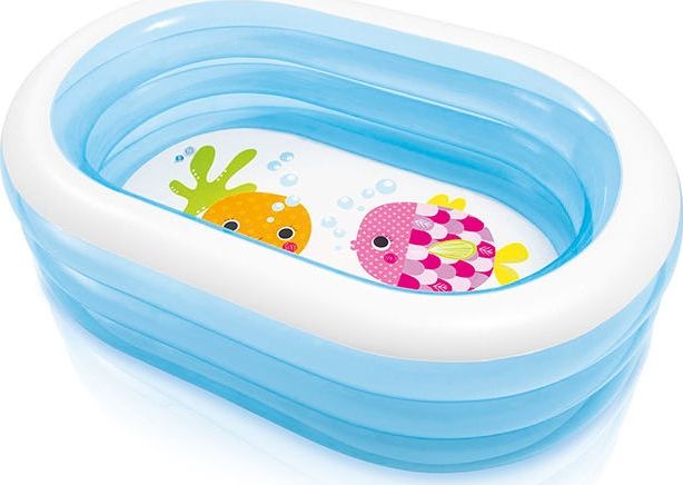 Intex -Basen z wielorybkiem 57482 (1.63m x1.07m x 46 cm) - 78257574827