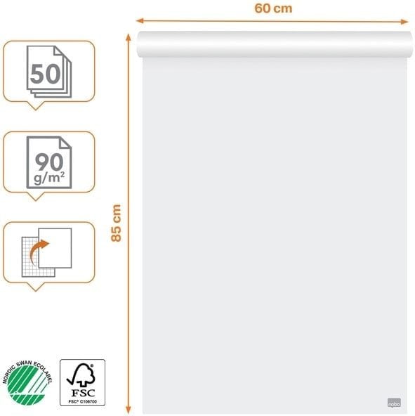 Blok Nobo do flipcharta rolka 60x85