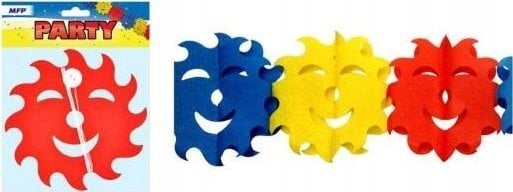 MFP paper girlanda papierowa G05 słóńce 4m (17x17cm) 1041912