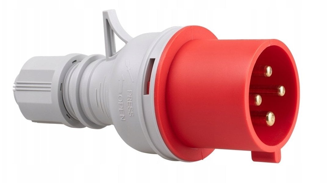 Wtyczka siłowa przenośna 16A 3P + uziemienie WSP-4-32/22/30