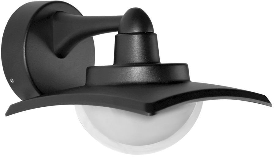 Italux Isola OWL-6950-3K kinkiet lampa ścienna ogrodowa IP54 1x9W LED 3000K biały/czarny