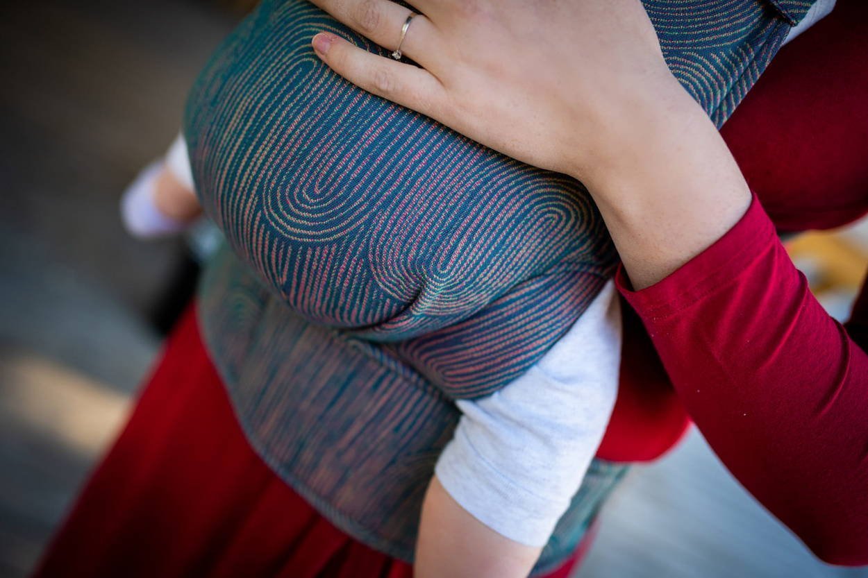 Nosidełko regulowane Qusy - Sand Stories Emerald Regulowane