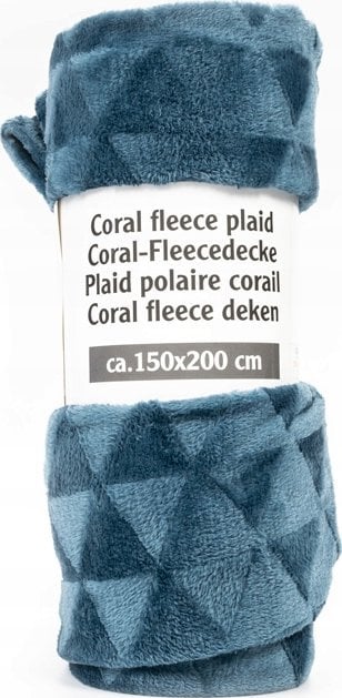 Koc 150x200cm (granatowy) (wzór 02)