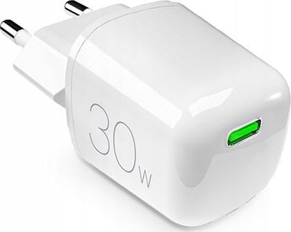 Ładowarka sieciowa Puro MiniPro 30W GaN USB-C - biała