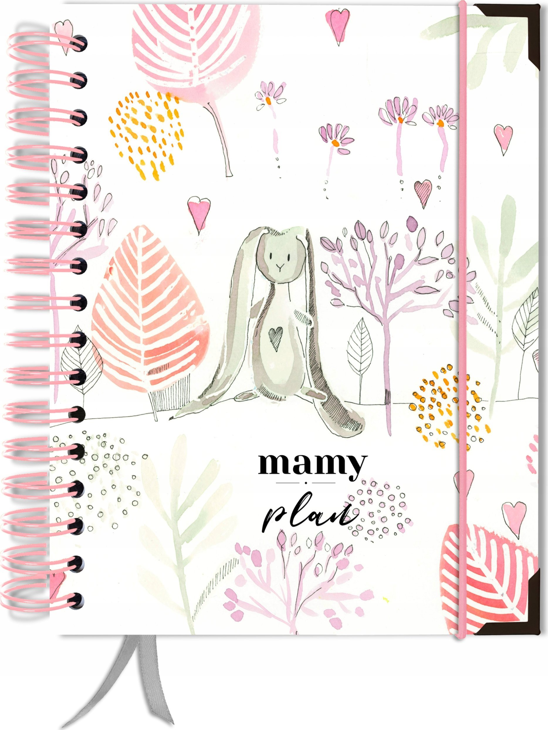 TadaPlanner Mamy Plan Kalendarz Ciąży A5+ pamiętnik poradnik planer dla przyszłych mam