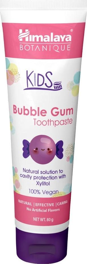 Himalaya HIMALAYA_Botanique Kids Toothpaste pasta do zębów dla dzieci Bubble Gum 80g