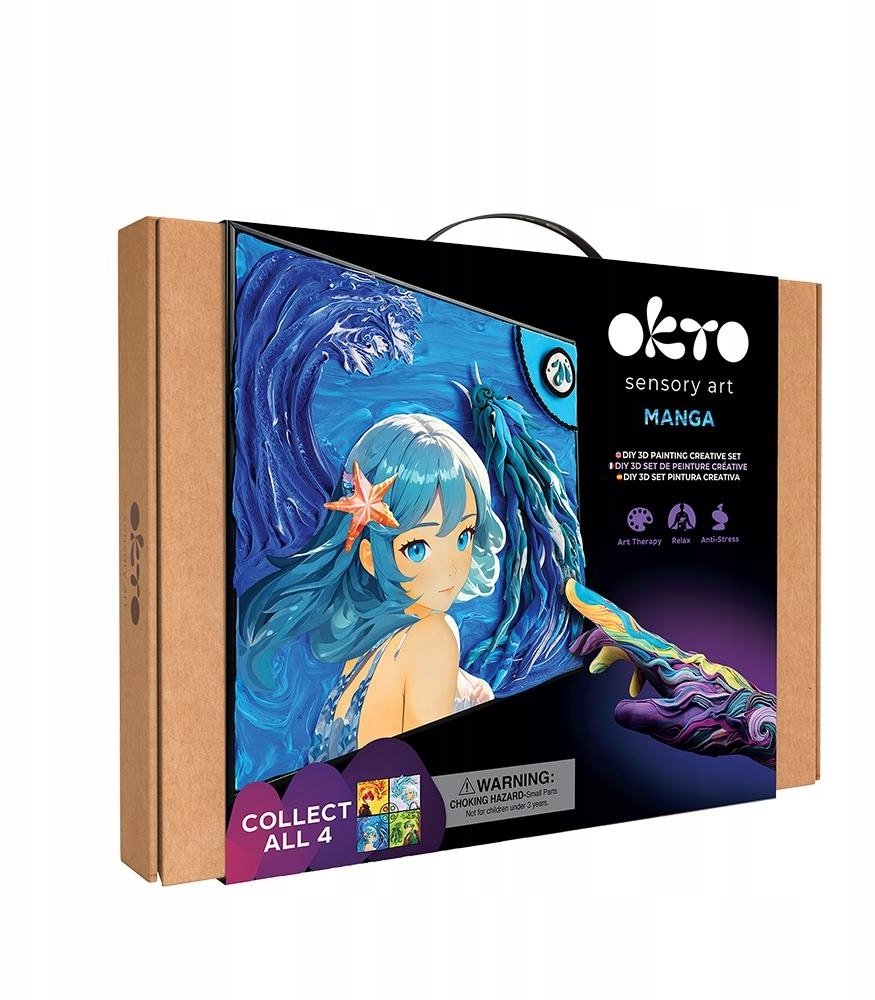 Malowanie 3D Manga 30x40cm Woda