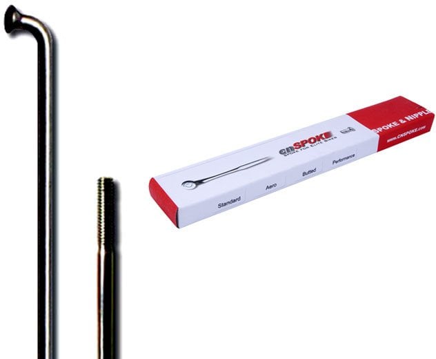 Szprychy CNSPOKE STD14 2.0-2.0-2.0 stal nierdzewna 160mm czarne + nyple 144szt.