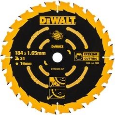 Dewalt Tarcza pilarska EXTREME do pilarek sieciowych 184mm 24 zęby (DT10302-QZ)