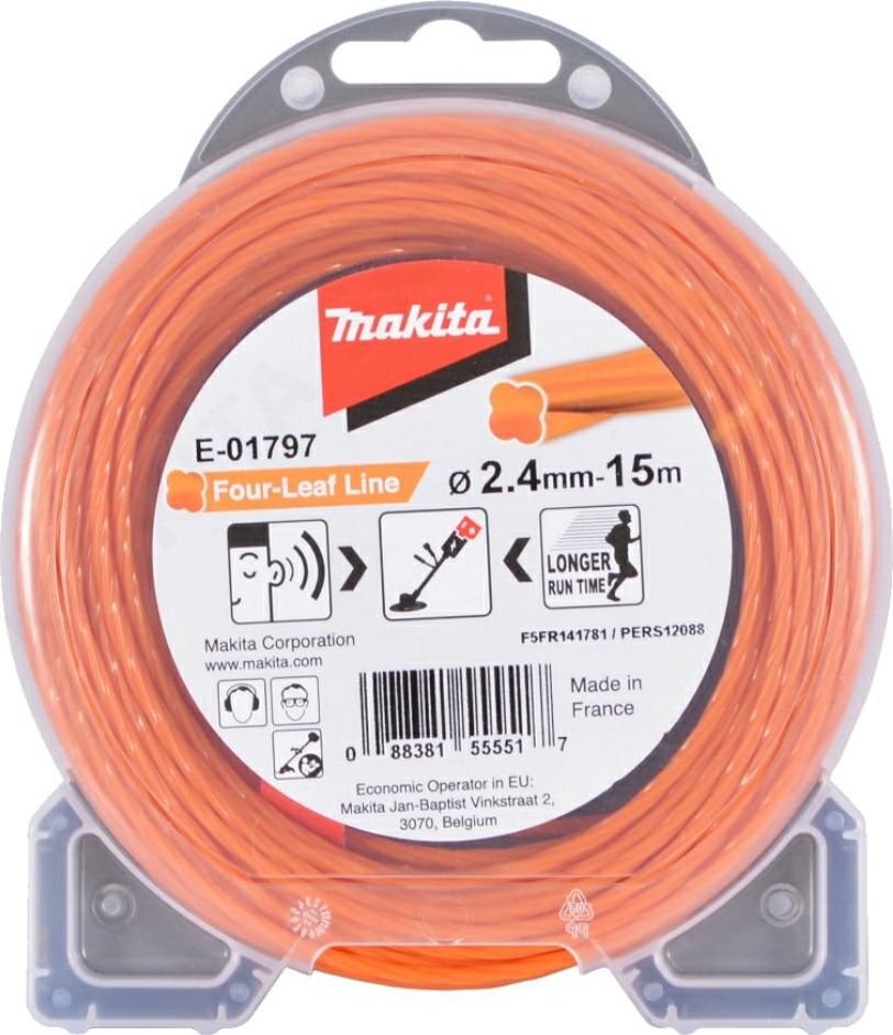 Makita MAKITA ŻYŁKA NYLONOWA KONICZYNA 2.4mm/15mb ME-01797