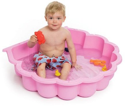 piaskownica plastikowa Shell - różowy