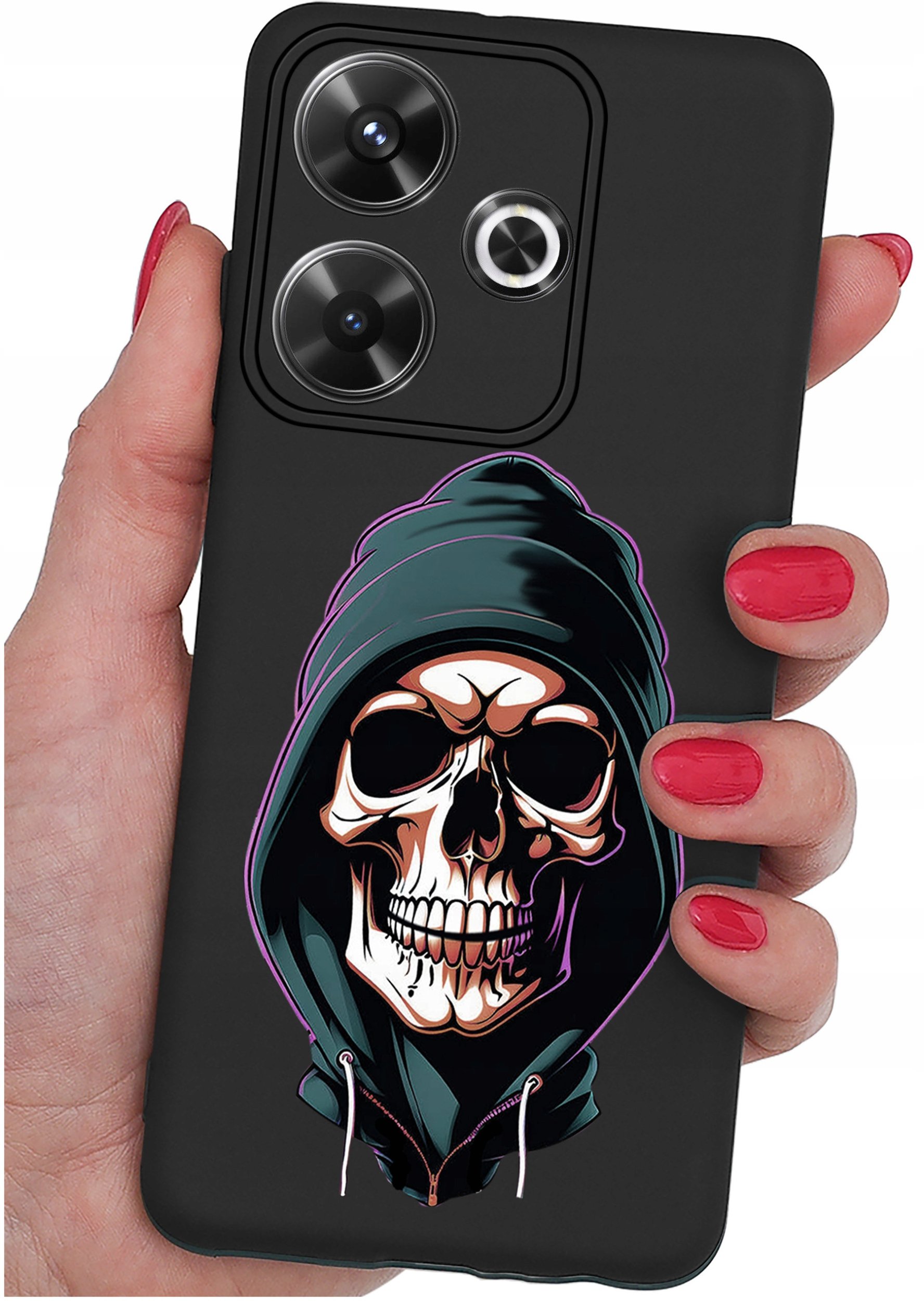 Etui do Xiaomi Redmi 13 4G WZORY |SILIKONOWE MATT CASE + SZKŁO 9H