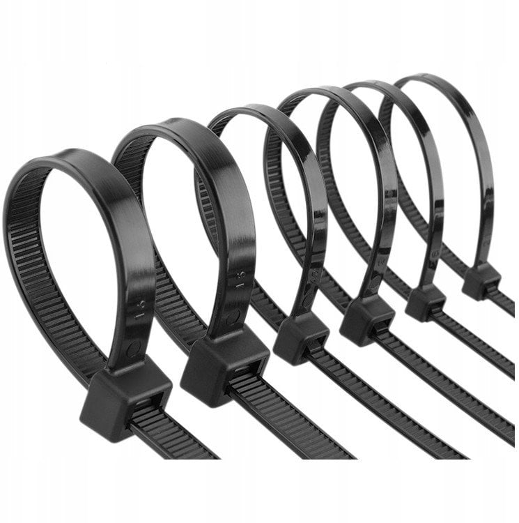 CABLE TIE 4.5X250 MM BLACK 100 PCS