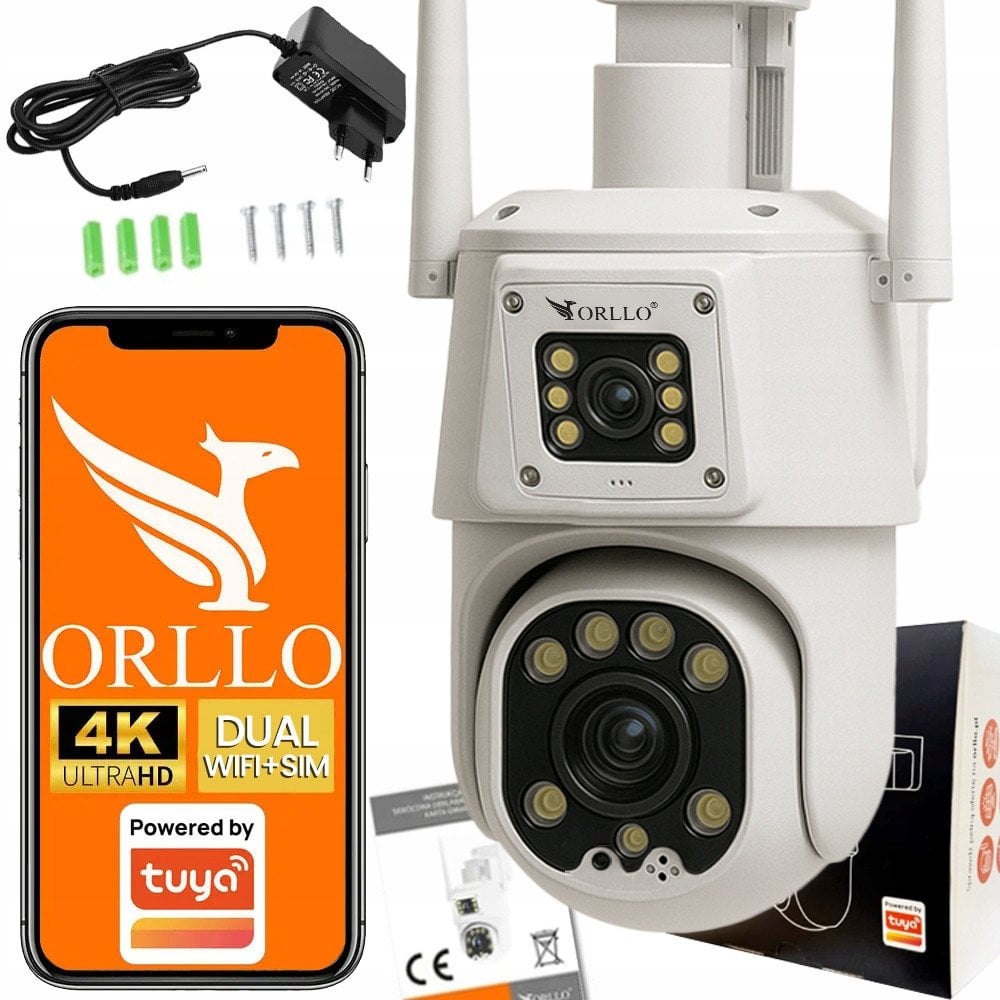 Kamera IP ORLLO Kamera IP TZ8 Dual 4MP+4MP 4G Wi-Fi