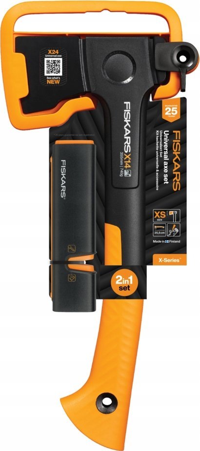 Fiskars Siekiera X14 z ostrzałką