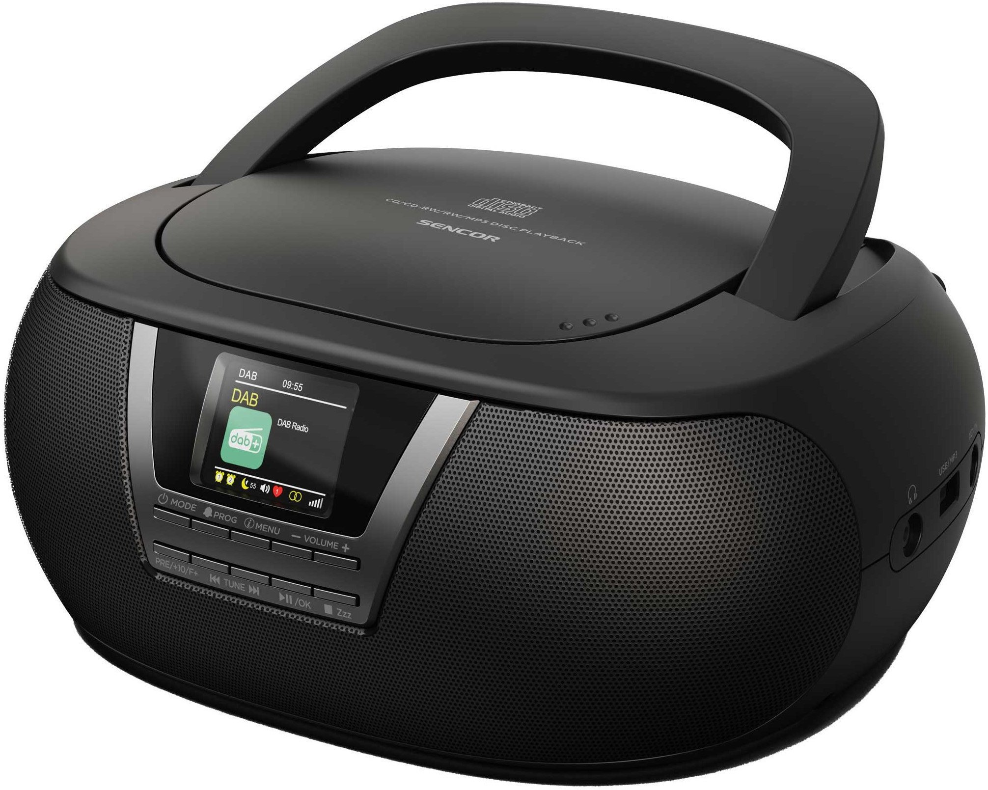 Radioodtwarzacz CD/MP3, SPT 6200DB CD/MP3/USB/Radio FM/DAB, BT