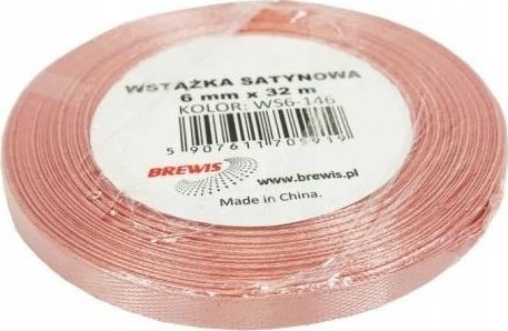 Wstążka satynowa guma balonowa 6mm x 32m