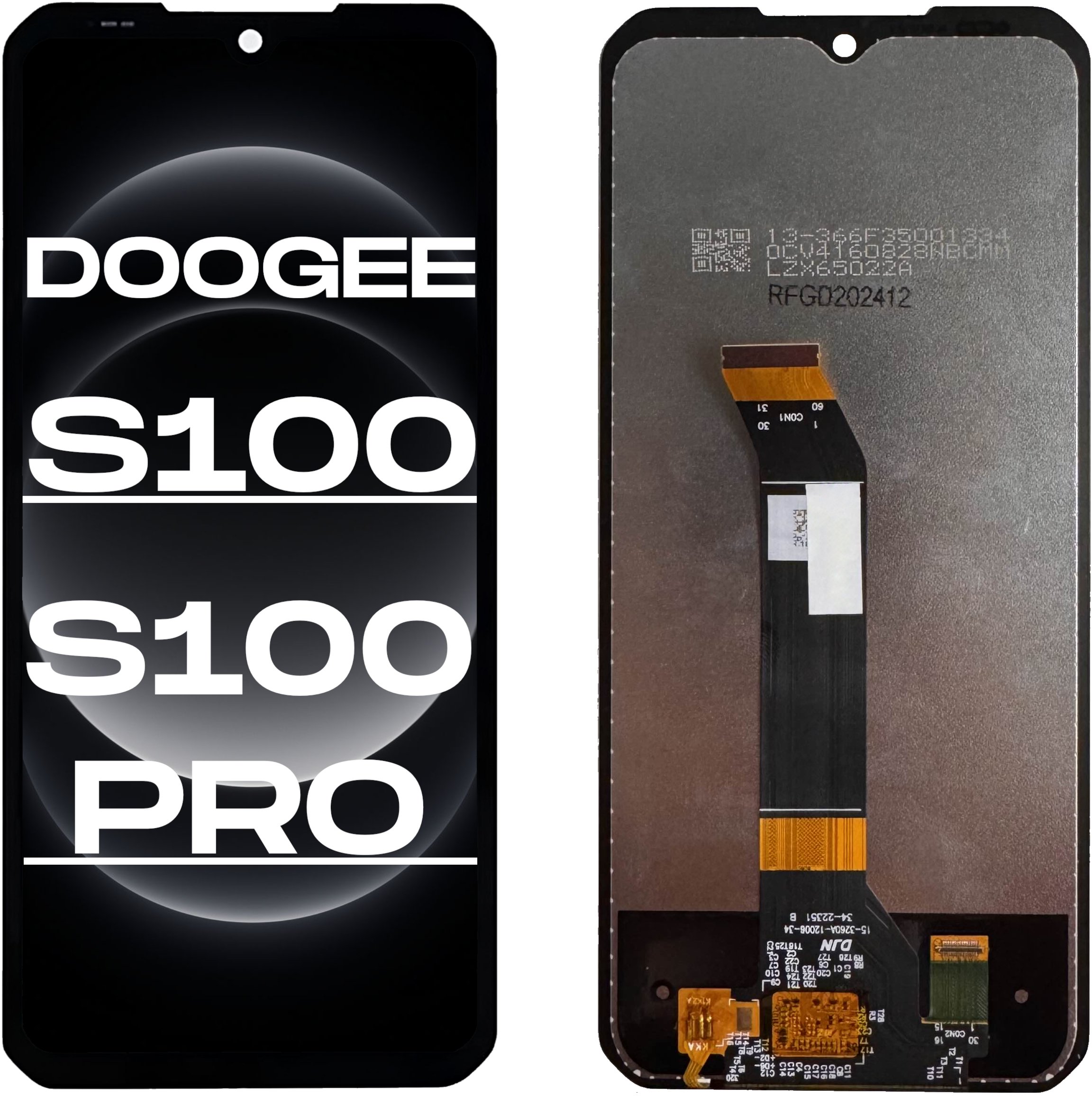 Doogee S100 / S100 Pro Wyświetlacz LCD Ekran