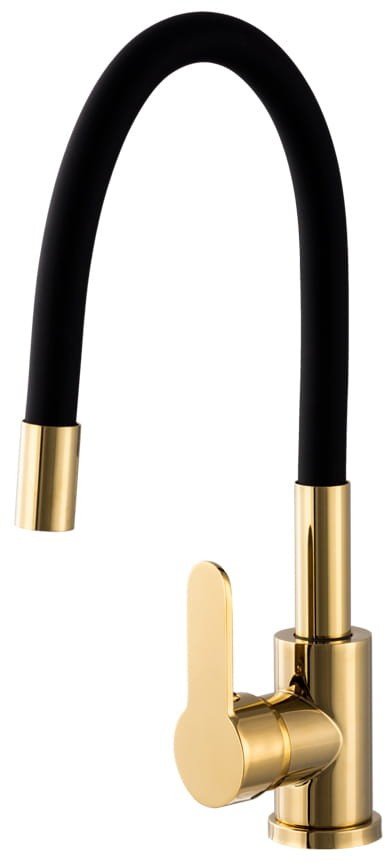 Bateria zlewozmywakowa elastyczna flex złota