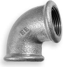 Odlewnia Zawiercie Kolano 90° A1 nr 1/2" czarne