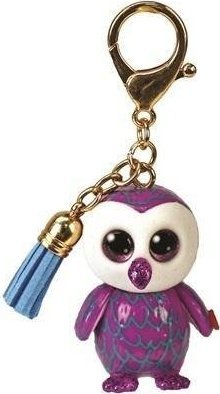 Breloczek TY TY Beanie Boos Mini Boos Brelok Moonlight fioletowa sowa 25054