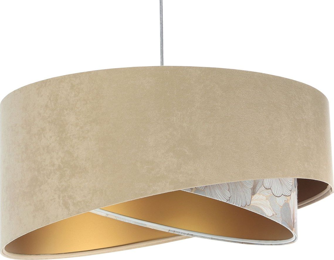 Lampa wisząca BPS KONCEPT Lampa wisząca SAND FLOWER 1 beżowa/złota