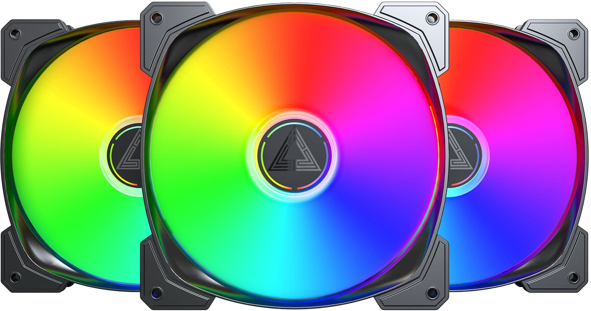 Wentylator Montech HP140 ARGB PWM 3-pack + Hub