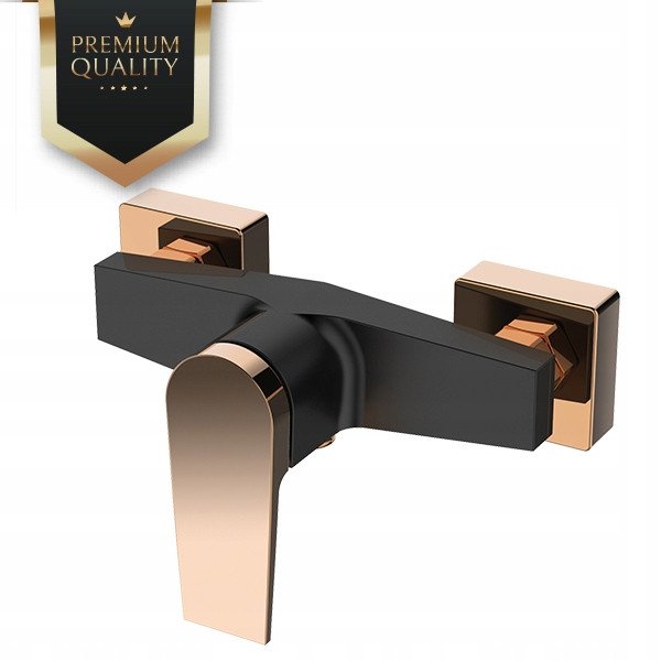 Bateria prysznicowa Invena Midnight czarny