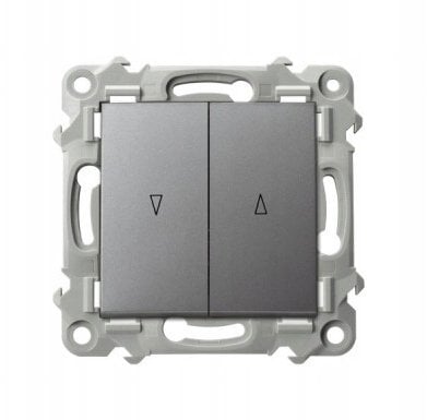 SZAFIR Łącznik żaluzjowy, zwierny szary mat ŁP-7Z/m/70