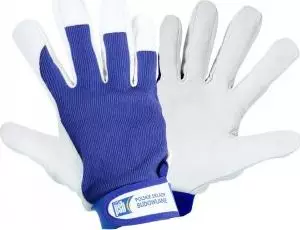 Profix rękawice ze skóry koziej niebieskie "9" (P270209K)