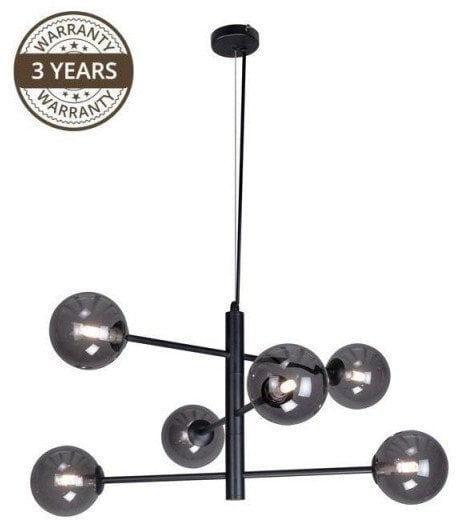 PENDANT LAMP BOLERO H1333-6-SM 6X9W G9